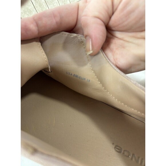 Vince Cage Platform Sneaker Pink Blush Putty Suede Size 8 EU 38 Slip On Comfort - Picture 12 of 16